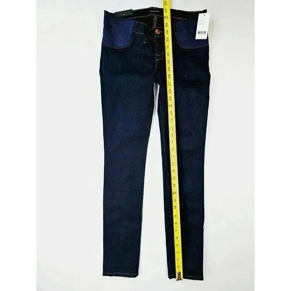 J Brand size 25X29 Mama J Skinny Leg Ink Under Belly Inset Panel Maternity Jeans - Picture 16 of 16